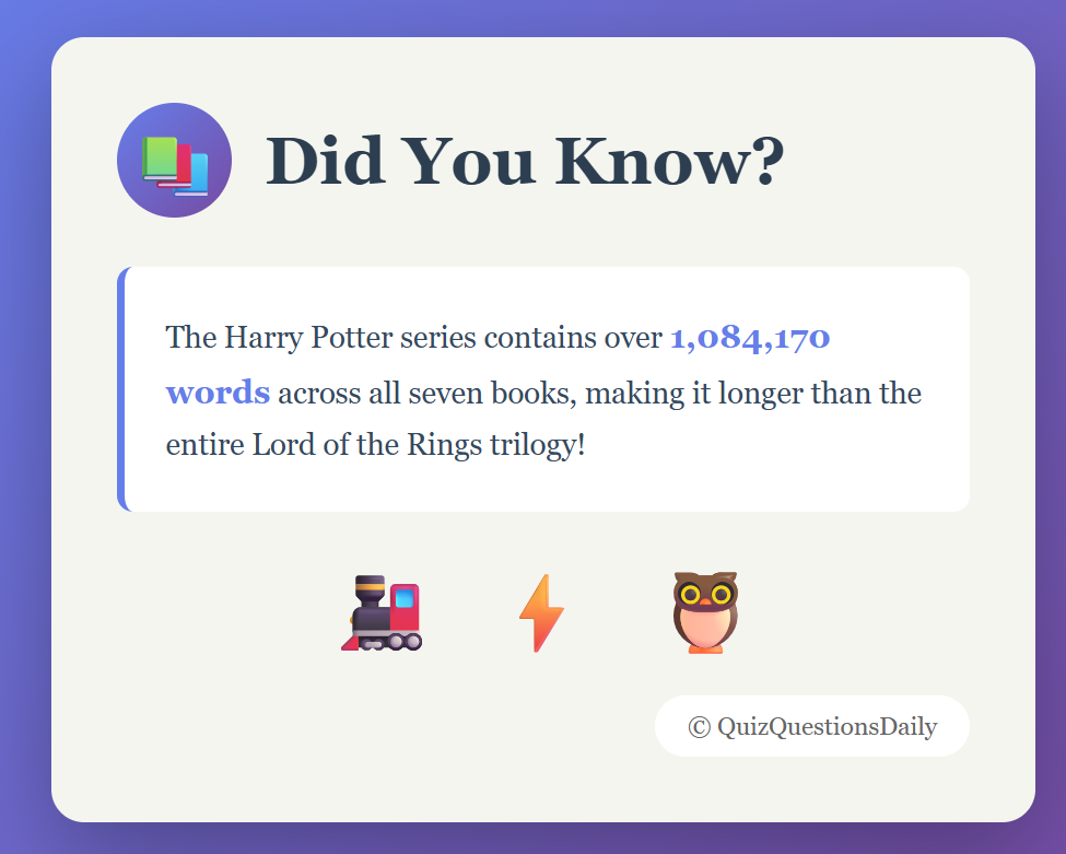 harry potter quiz questions with answers