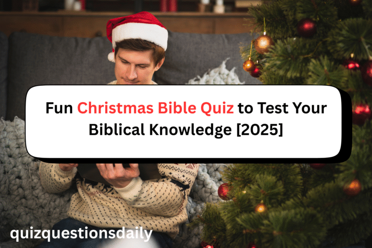 Christmas Bible Quiz