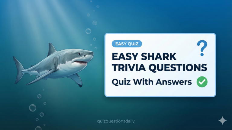 Easy shark trivia questions