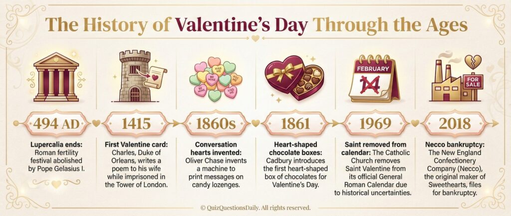 Valentine Day Quiz Questions: Through the Ages